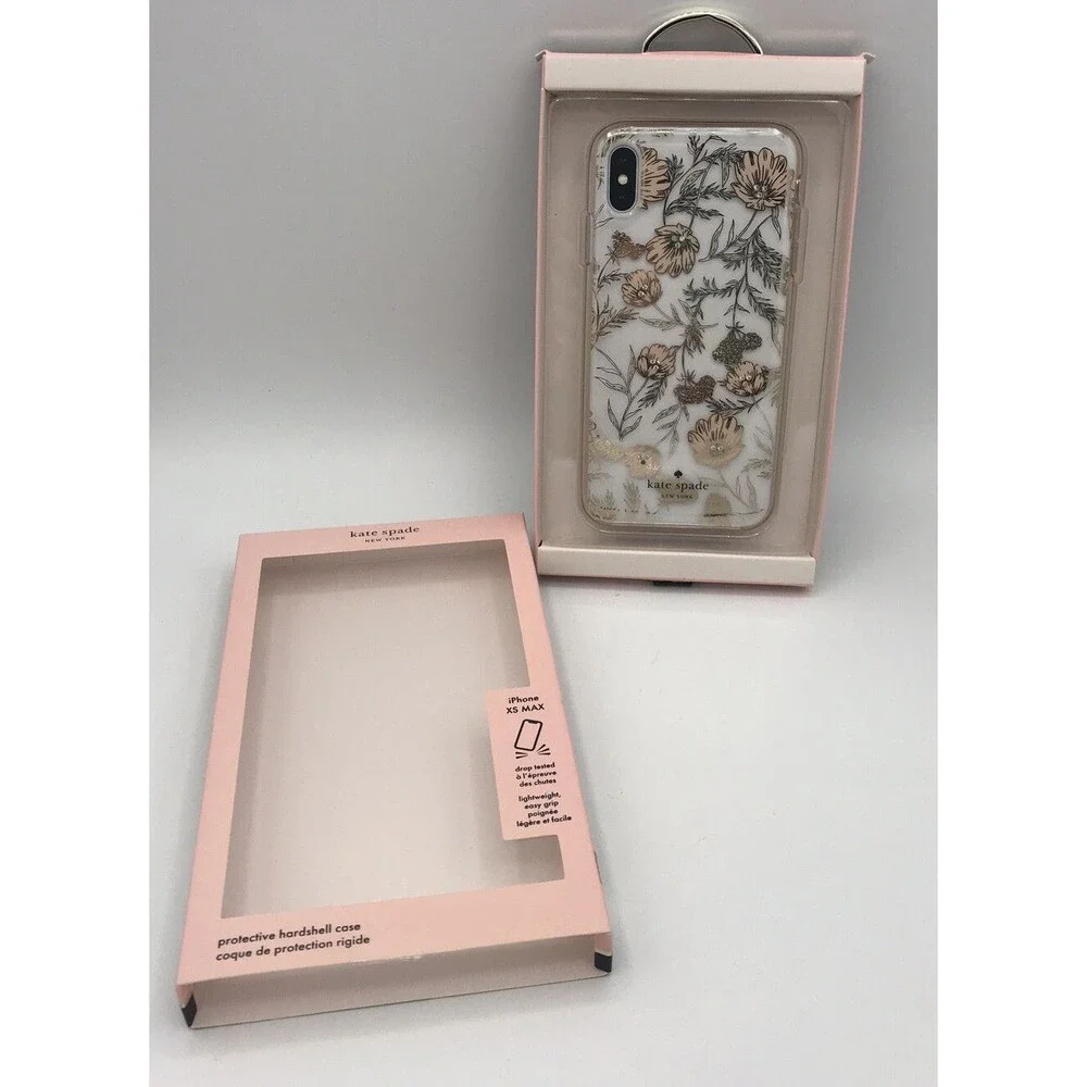 Kate Spade Phone Case Apple iPhone XS MAX Floral With Gems Brand New in Orig Pkg